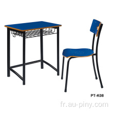 Table et chaise d&#39;école en contreplaqué pour l&#39;Afrique du Koweït